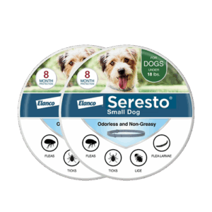 Seresto Small Dog Flea and Tick Collar – 8-Month Protection for Dogs Under 18 lbs